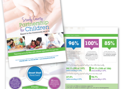Stanly County Partnership for Children – Annual Report Design