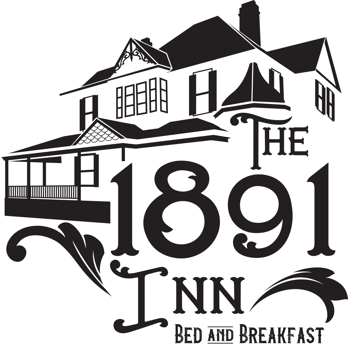The 1891 Inn Bed and Breakfast logo design