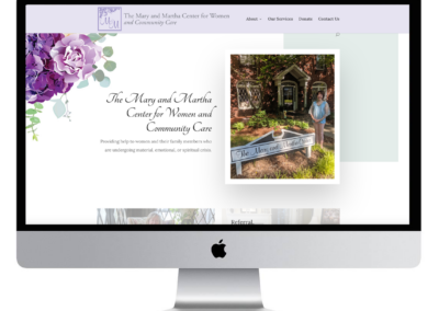 The Mary and Martha Center Website Design – Albemarle, NC
