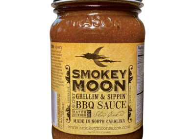 Smokey Moon BBQ Sauce Label Design