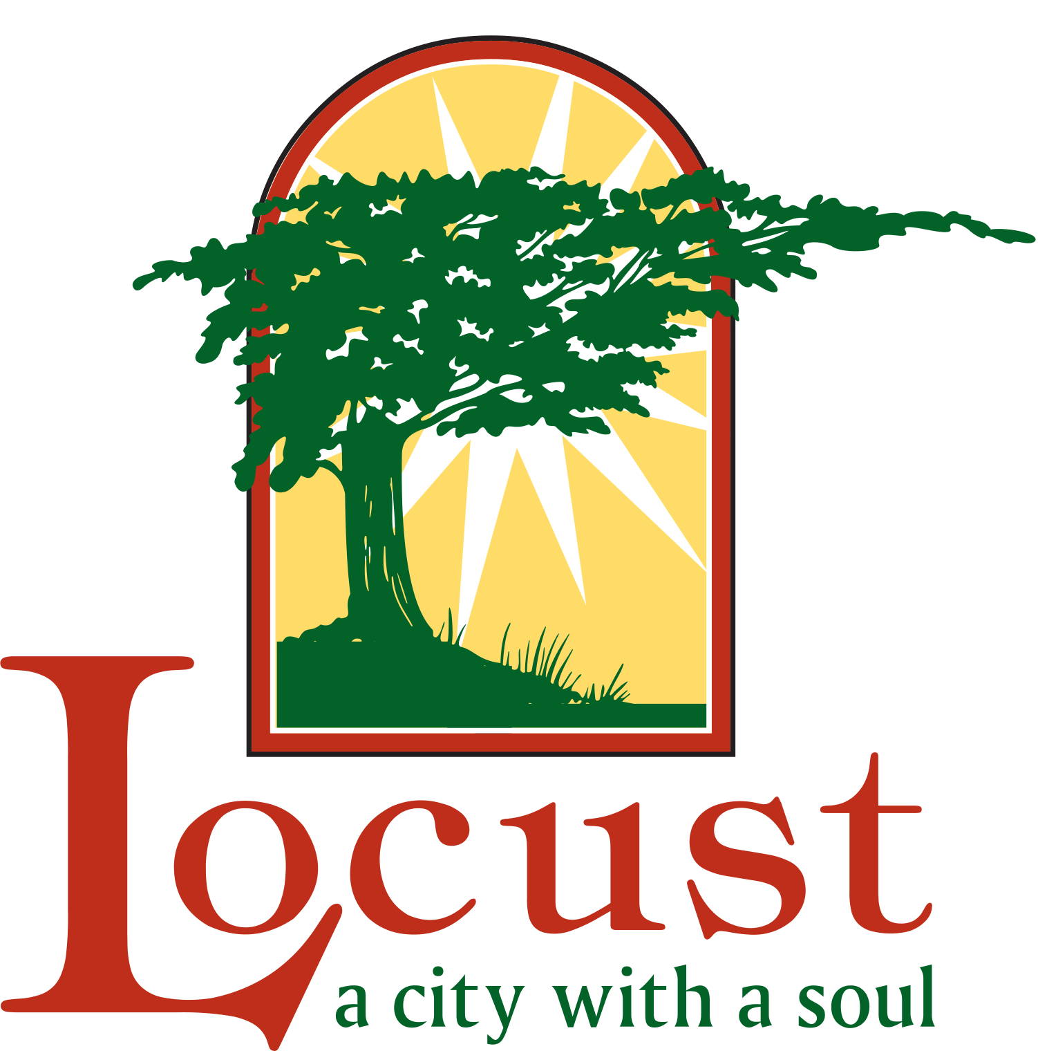City of Locust logo design