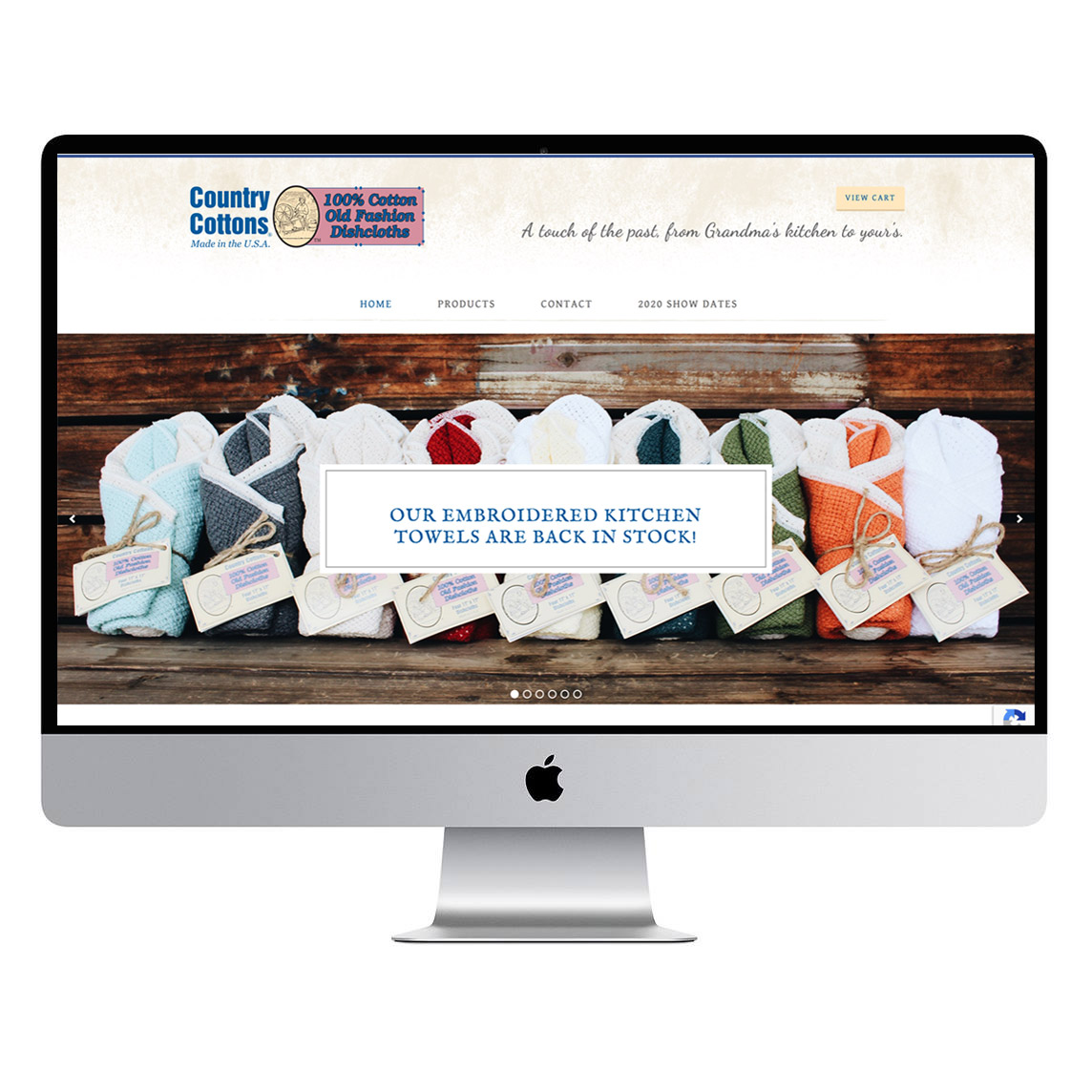 Country Cottons Website Design