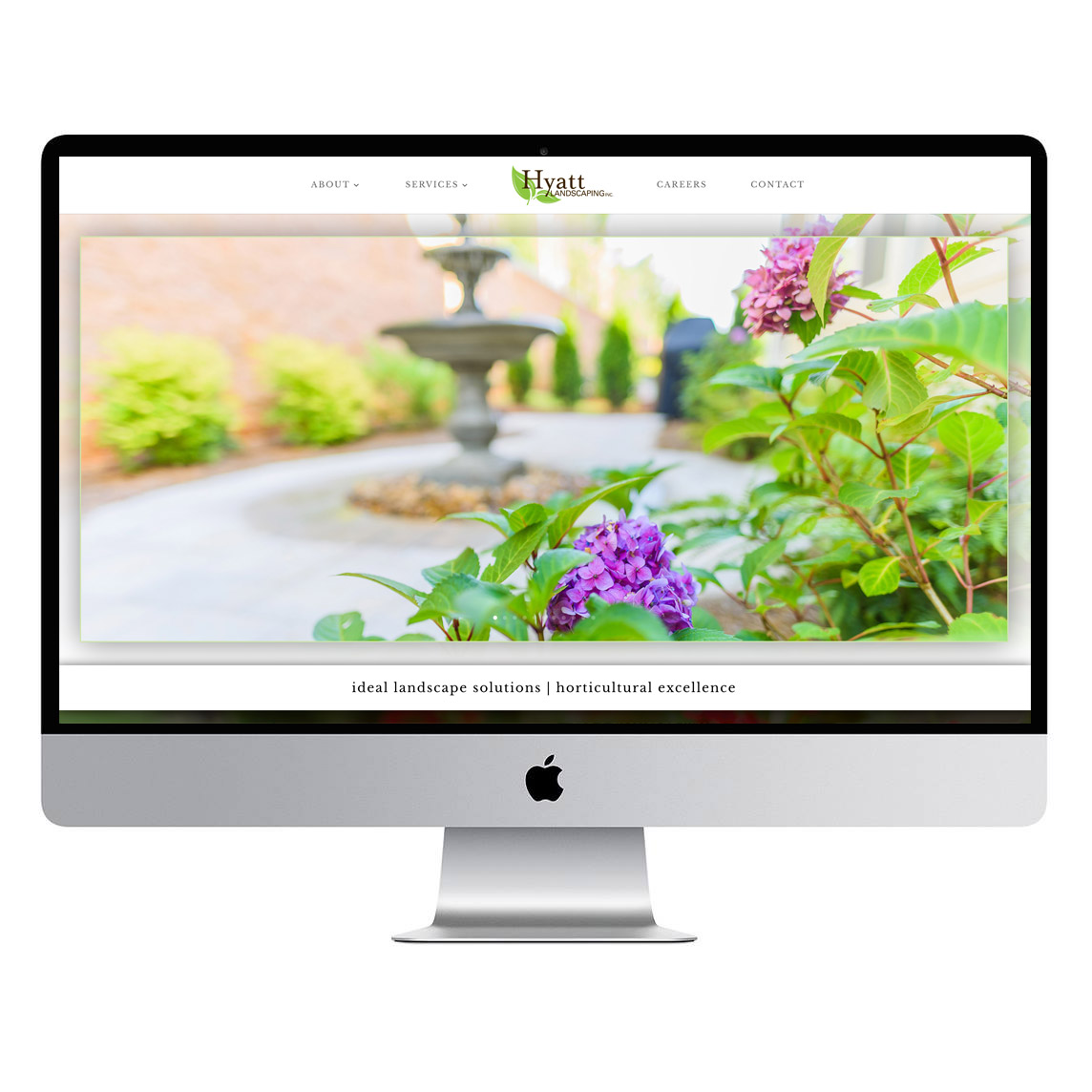 Hyatt Landscaping website design